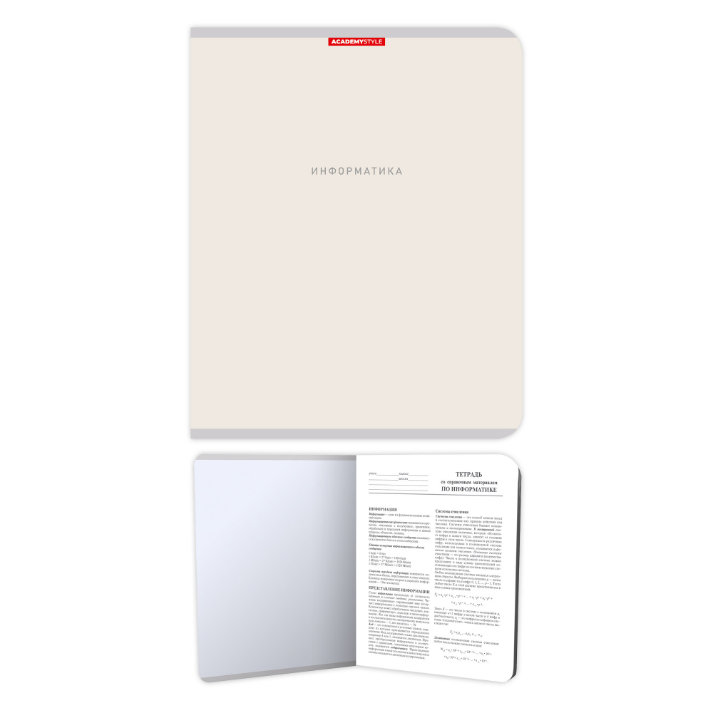 Тетрадь 48л кл темат Информатика Однотон