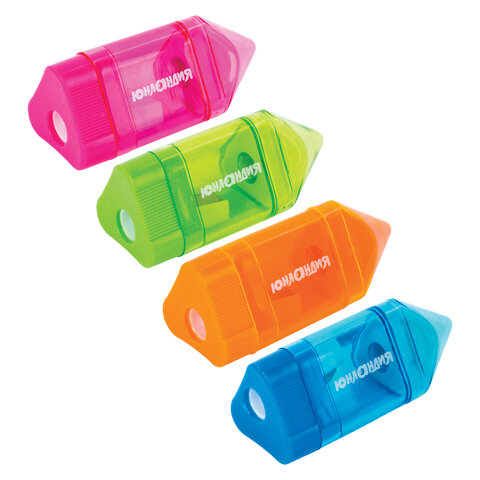 Точилка 1отв Юнландия с ластиком