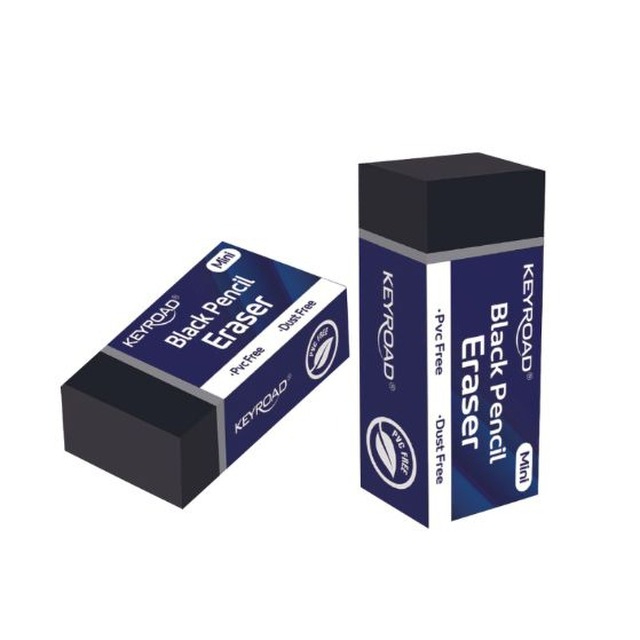 Ластик KEYROAD Black Mini  черный