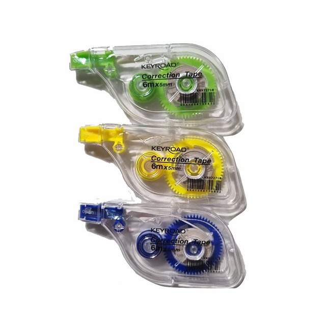 Штрих-лента 5мм*6м KEYROAD ассорти