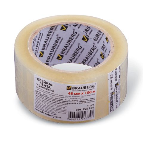 Скотч 48/100 Brauberg прозрачный 45мкр