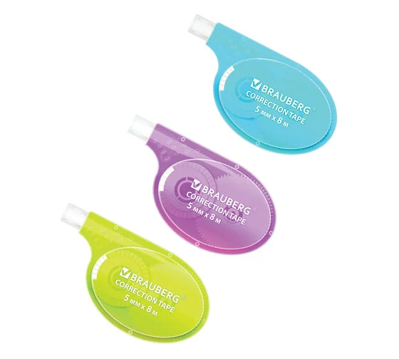 Штрих-лента 5мм*6м Brauberg Ultra Neon ассорти