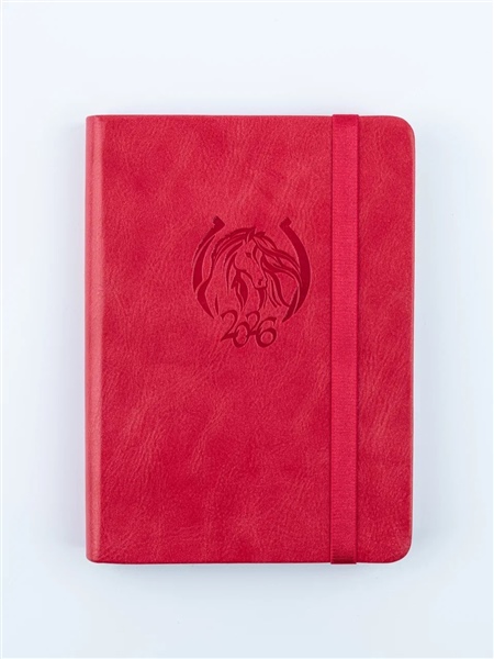 Ежедневник А6 2026 ТОСКАНА классический красный