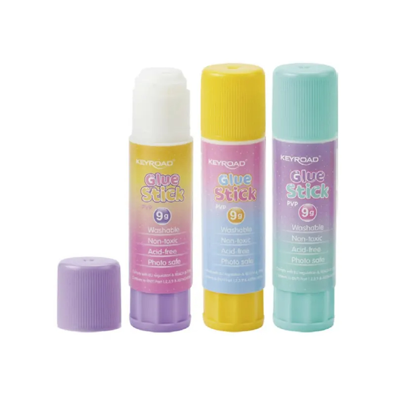 Клей-карандаш 9г KEYROAD Pastel