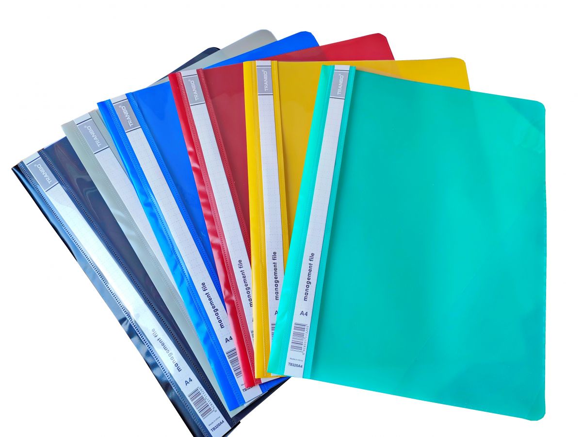 Папка-скоросшиватель А4 Intelligent с прозр. верхом