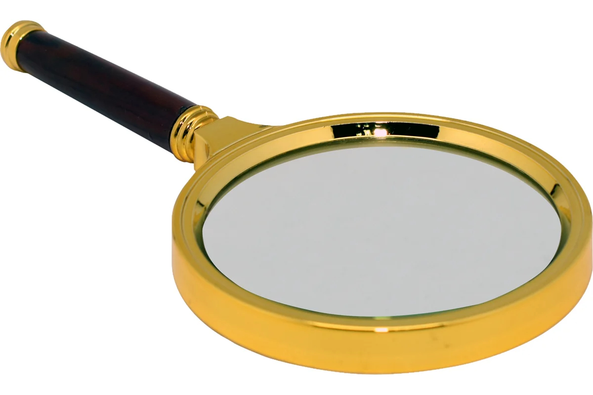 Лупа 90 мм х5 Lamark декор ручка