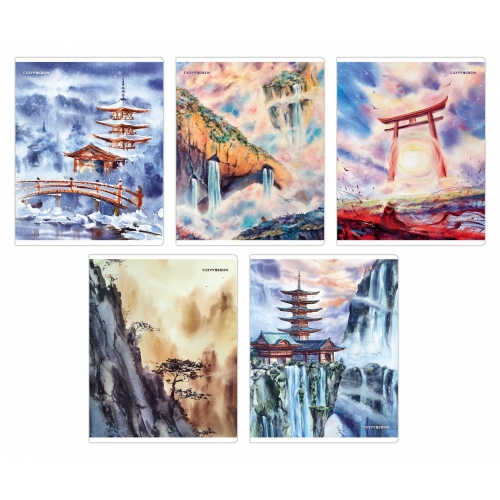 Тетрадь 48л кл Сказочная Япония 65 г/м2