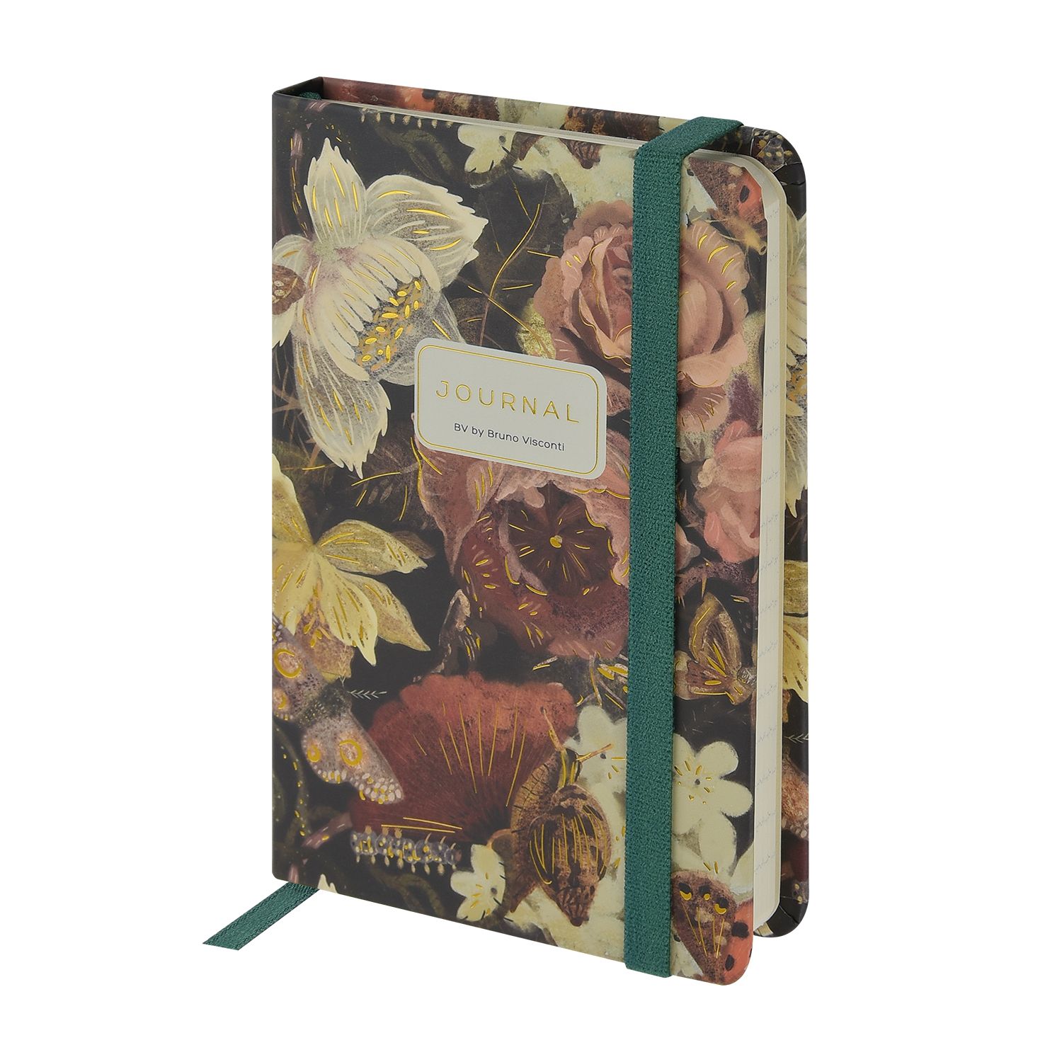 Зап. книжка А6 100л лин BV Megapolis journal FLORA LUSH BOUQUET