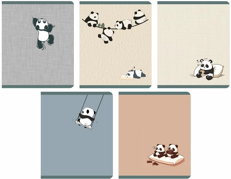 Тетрадь 48л кл Lamark День панды