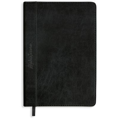 Ежедневник А6 ВЕНЕЦИЯ черно-графитовое серебро