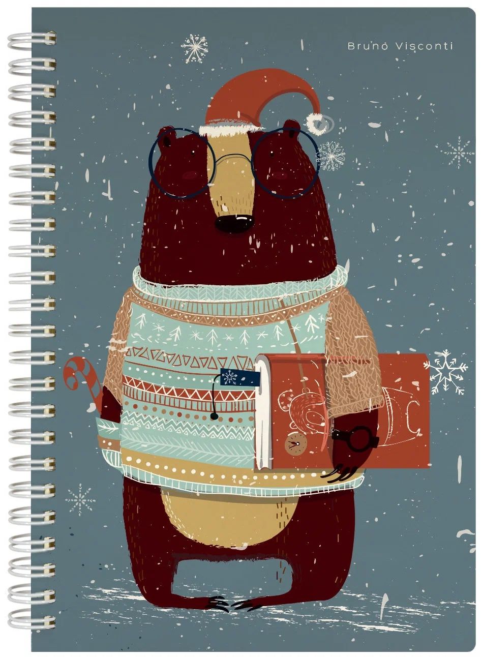 Тетрадь А5 60л лин спир BV Smart BEAR