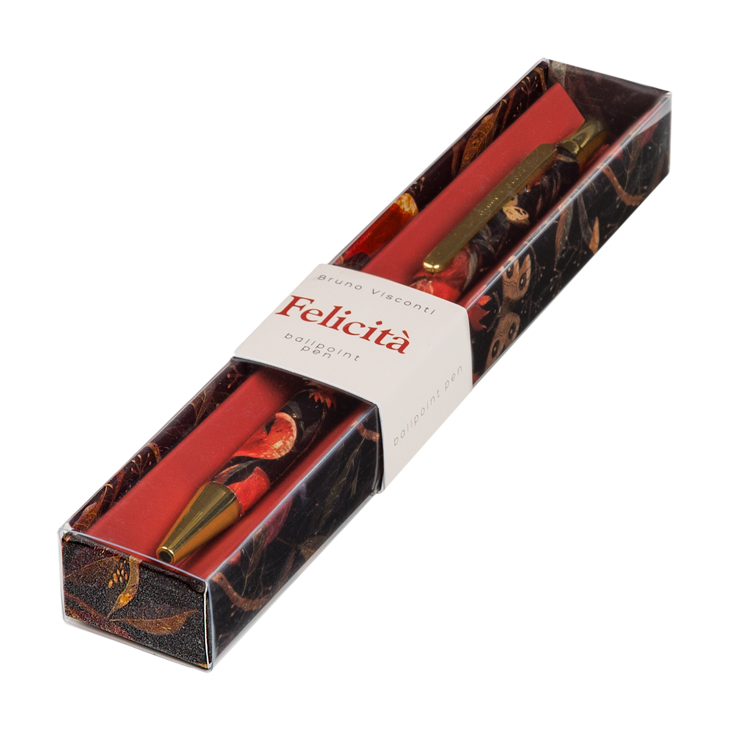 Ручка подар шар BV FLORA ГРАНАТ синяя 0,7мм в подарочн упаковке