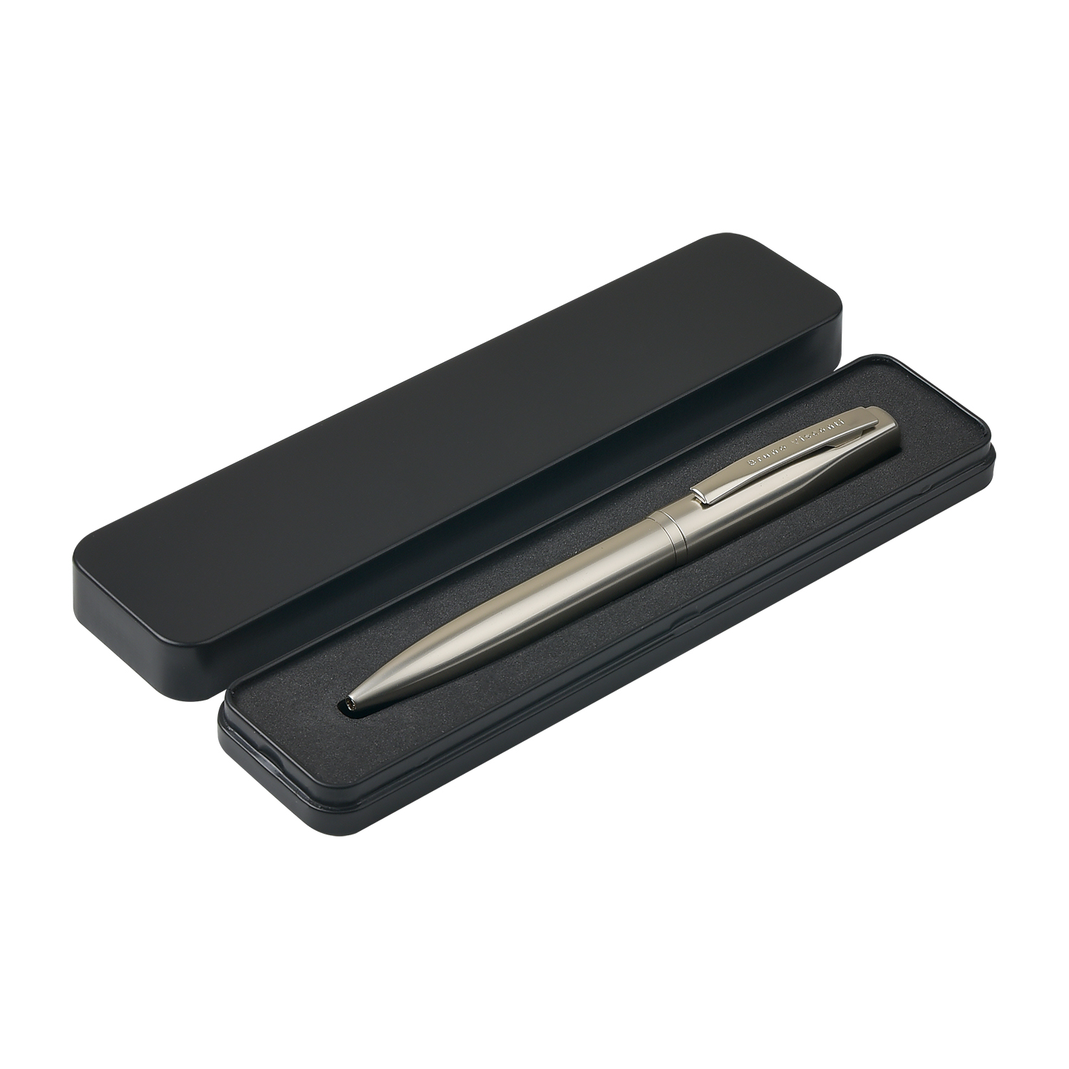 Ручка подар шар BV Portofino синяя 1мм (корпус шампань, футляр черный)