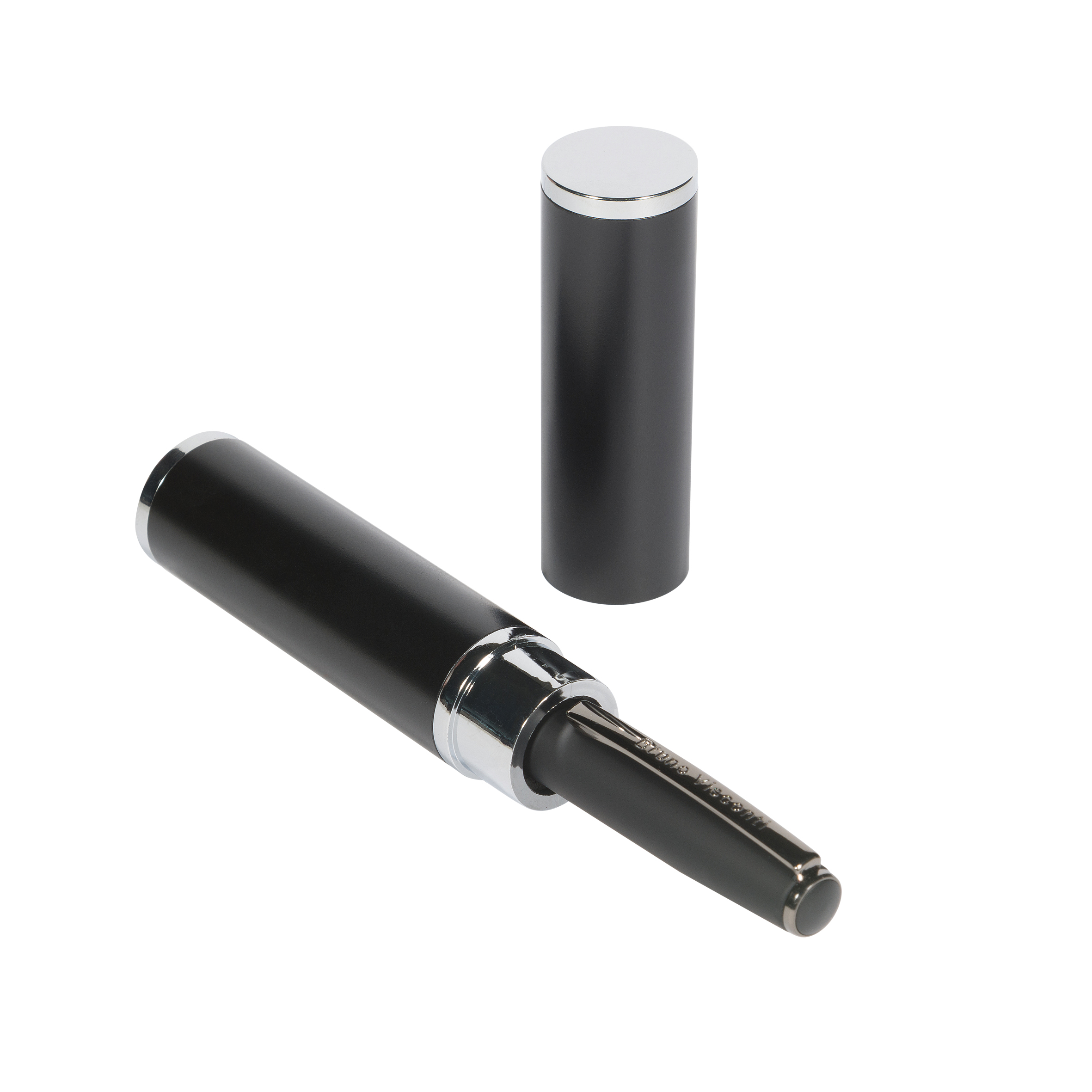 Ручка подар шар BV SIDNEY синий 0.7 мм (корпус черный, тубус черный)