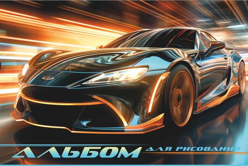 Альбом д/рис 24л Lamark Главная дорога
