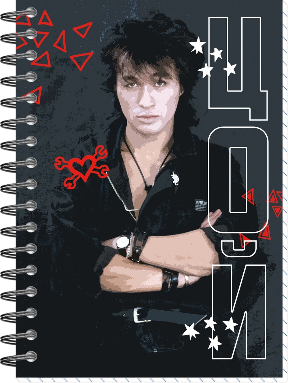 Зап. книжка А6 60л кл спир ЦОЙ КИНО №12