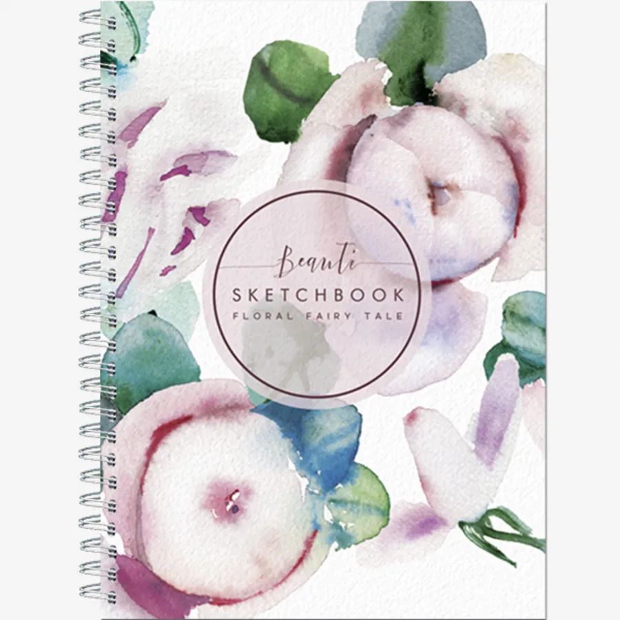 Скетчбук А5 60л спир Флора Арт 100г/м2