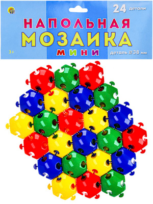 Игра Мозаика напольная 40 эл. мини в пакете