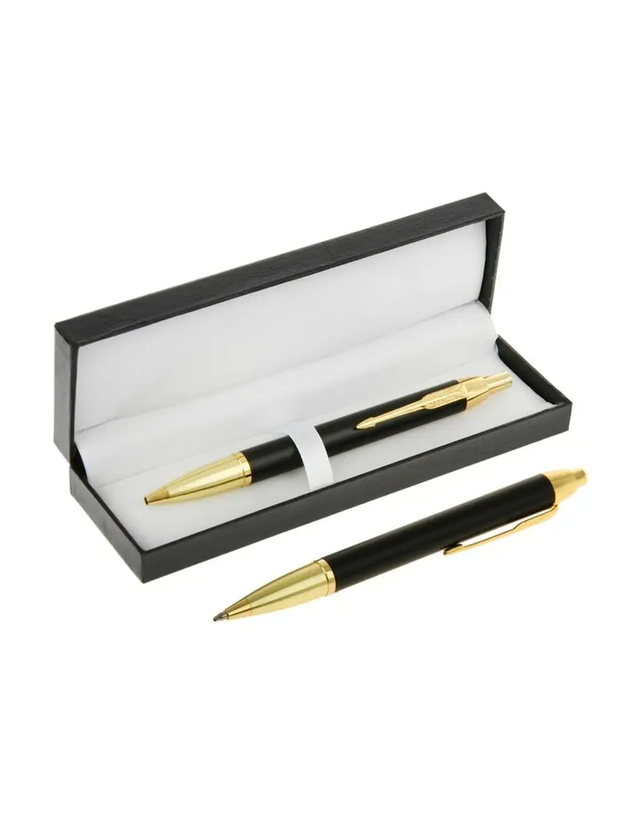 Ручка подар. Calligrata Модерн авт корпус чёрный с золотым