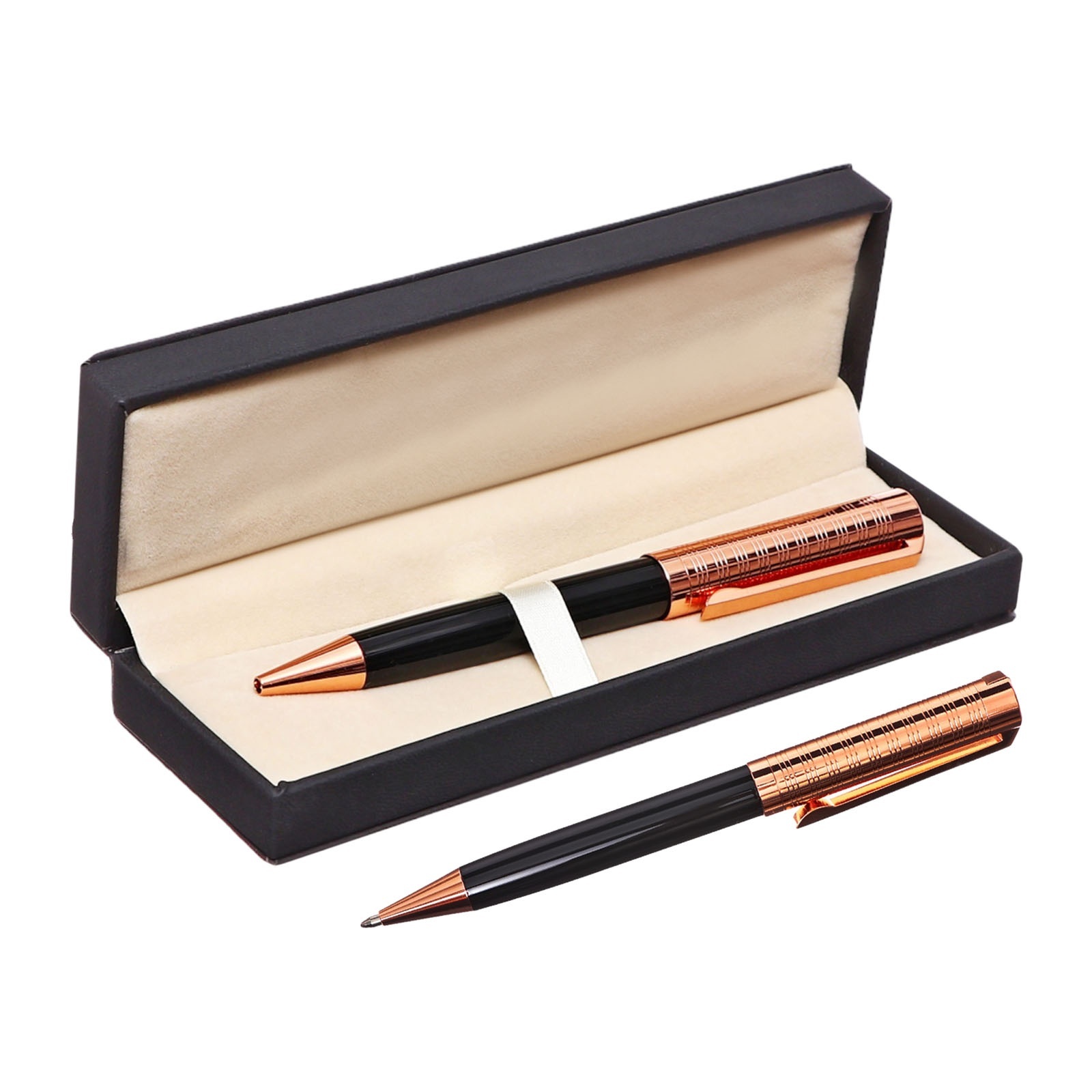 Ручка подар. Calligrata Винтаж поворотн корпус чёрный с медным