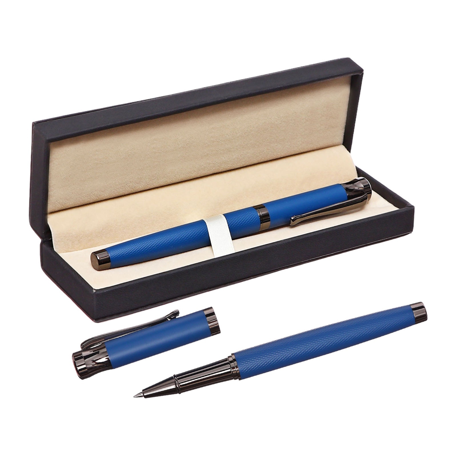 Ручка подар. Calligrata Офис роллер синий корпус