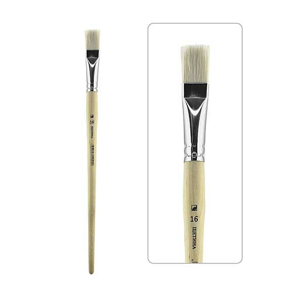 Кисть щетина № 16 плоская