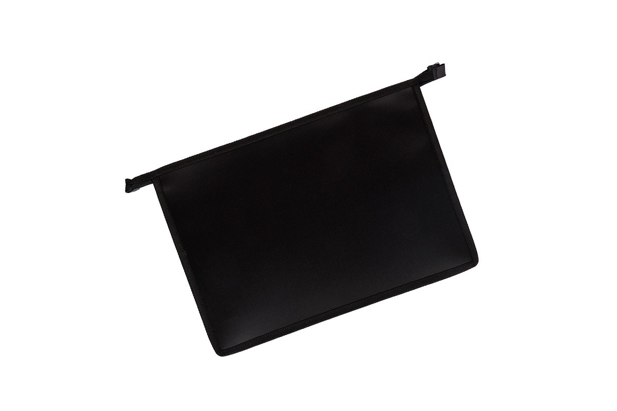 Папка для тетрадей А4 1отд на молнии черная