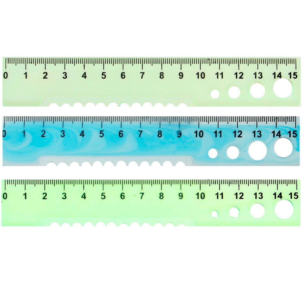 Линейка пласт. 15 см для первоклассника ассорти