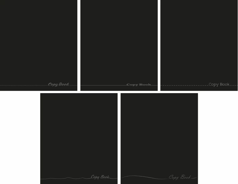 Тетрадь 48л кл Lamark Черная