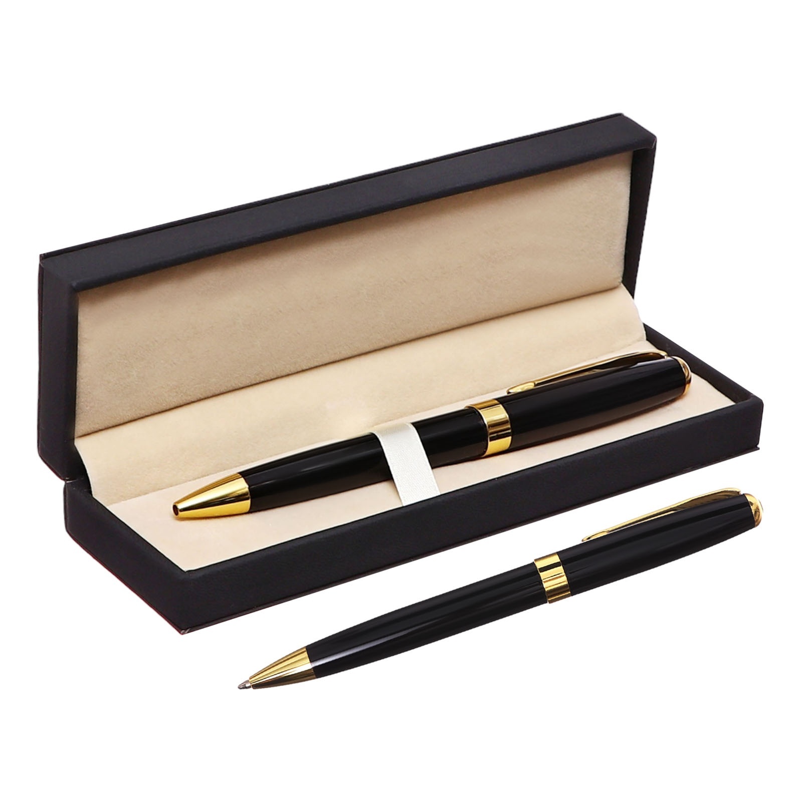 Ручка подар. Calligrata поворотн корпус черный/золото