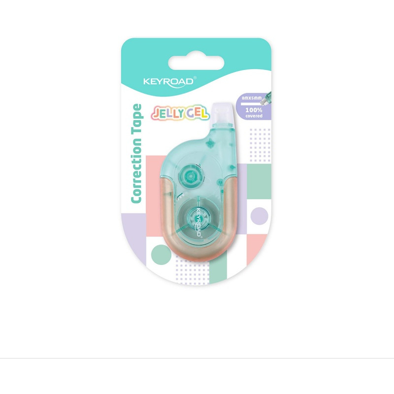 Штрих-лента 5мм*8м KEYROAD Jelly Gel ассорти
