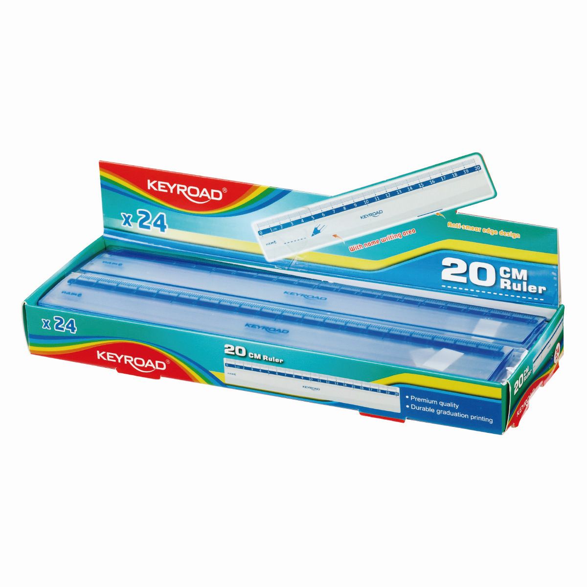 Линейка пласт. 15 см Keyroad Classic