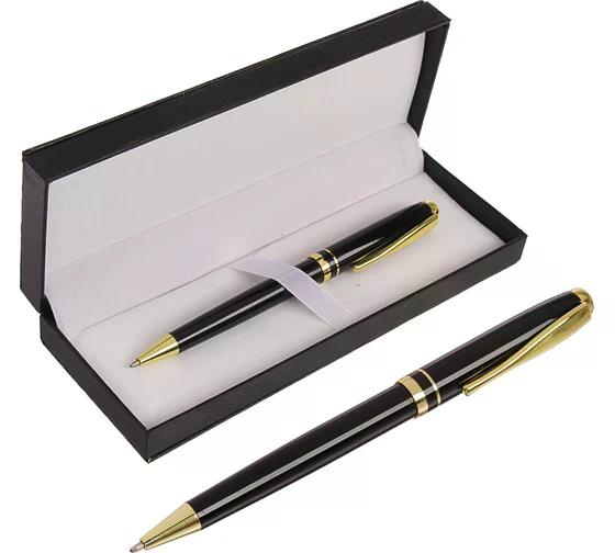 Ручка подар. Calligrata поворотн, корпус чёрный с золотым