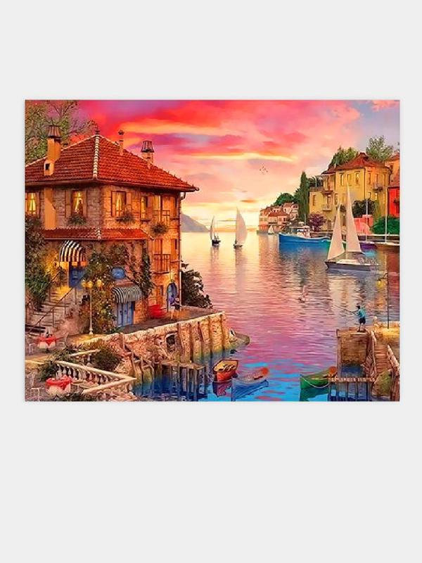 Творч Картина по номерам 40*50 Вечер