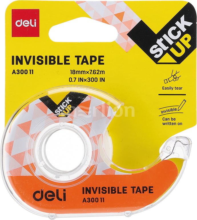 Диспенсер д/скотча + скотч 18/7.62 прозрачный