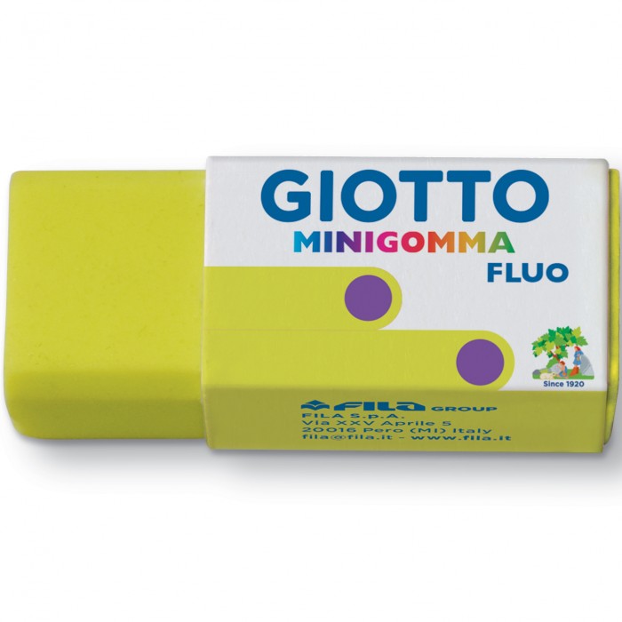 Ластик Giotto Minigomma Fluo 5 цветов