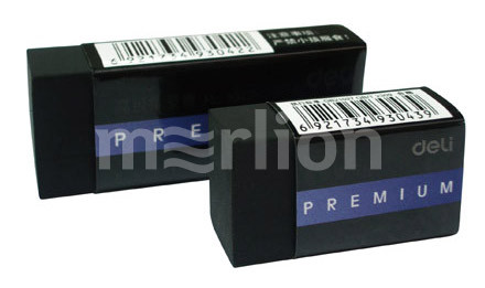 Ластик Deli Premium черный 60*24*12мм