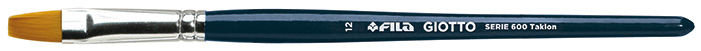 Кисть синтетика № 12 плоская GIOTTO BRUSH ART 600