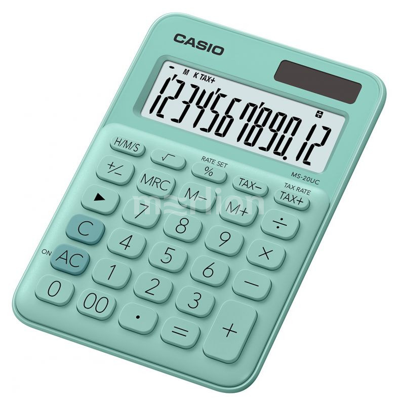 Калькулятор 12 разр. Casio настольный зеленый