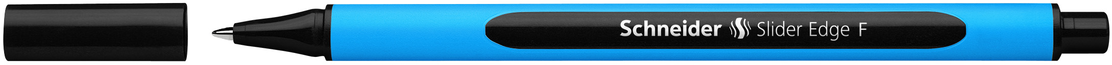 Ручка шариковая черная Schneider Slider Edge F 0.8мм однораз трехгран