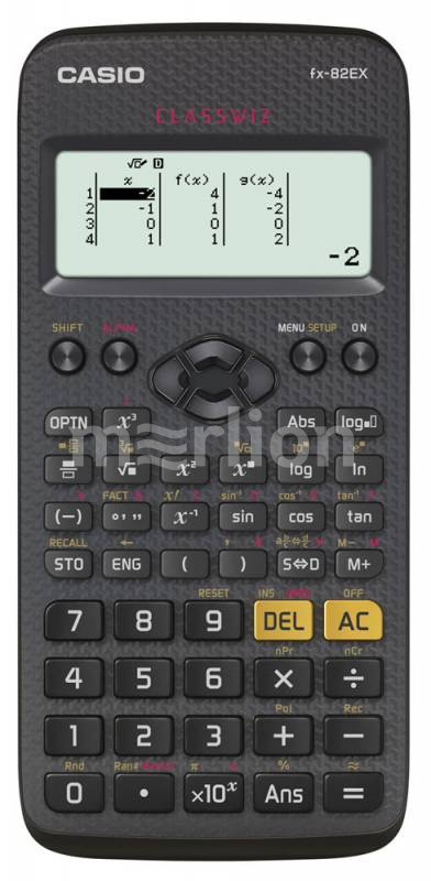 Калькулятор научный 10+2 разр. Casio Classwiz черный