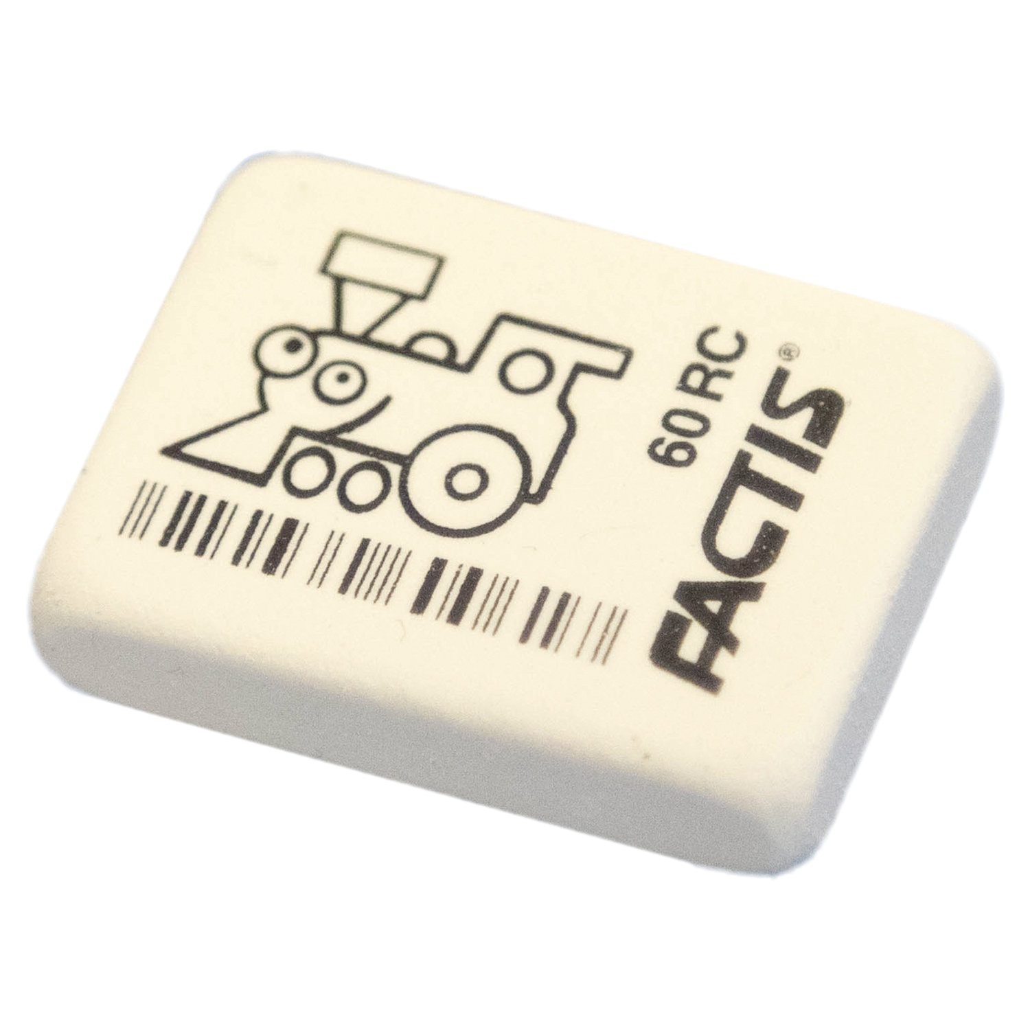 Ластик Factis 60 RC белый, детский дизайн, прямоугольный