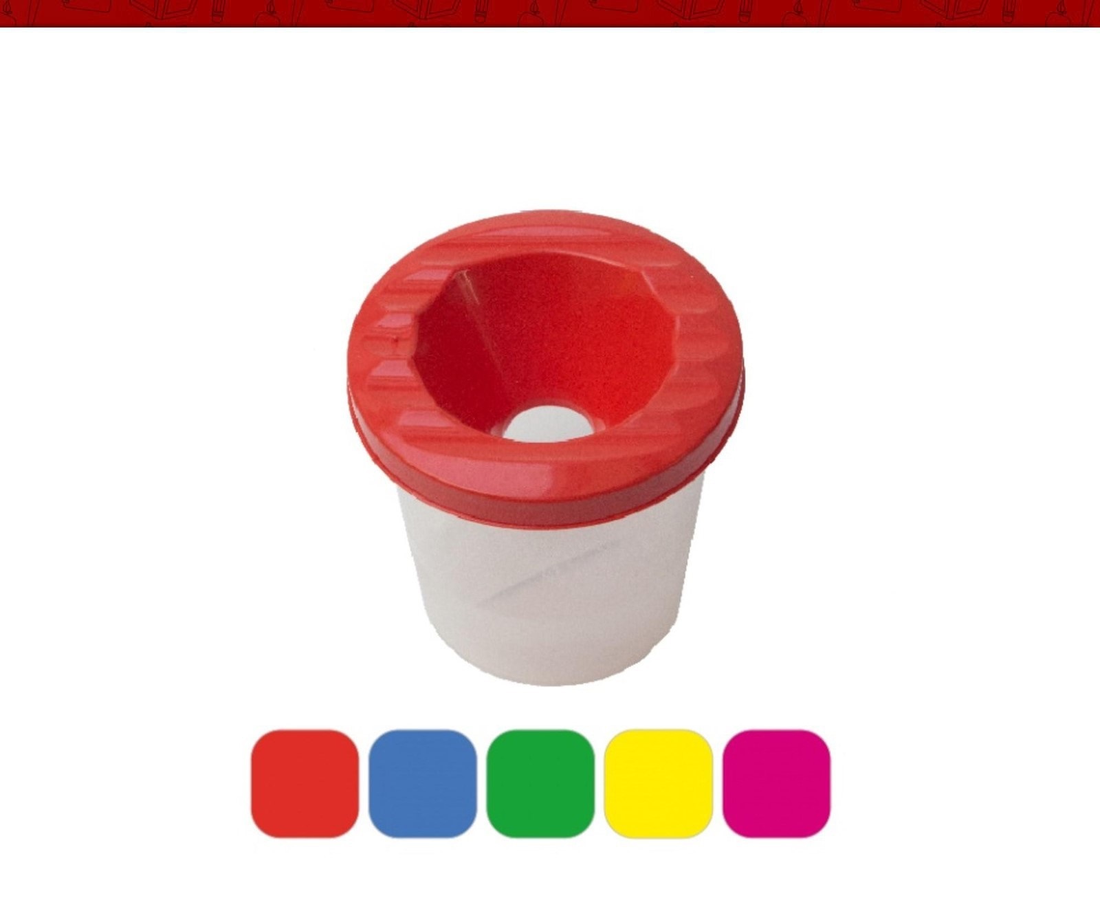 Стакан-непроливайка 1 отд Calligrata 210мл ассорти