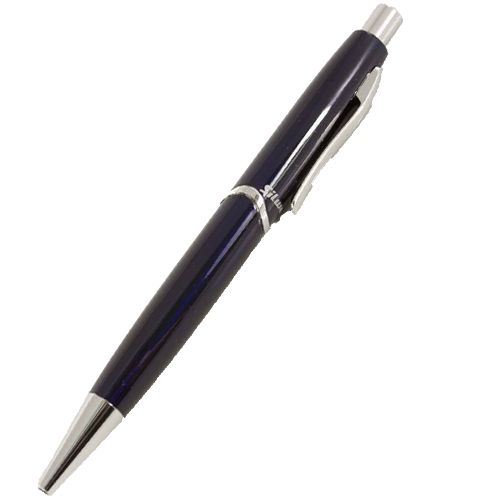 Ручка подар шар Silwerhof синяя Welle синий корпус к/к