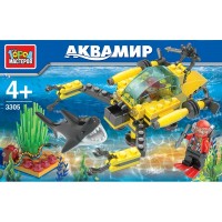 Конструктор Аквамир: морские исследователи с фигурками