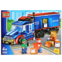 Конструктор Фура с фигурками 298дет.