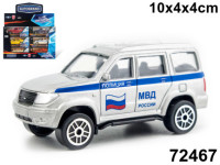 Машина UAZ PATRIOT Полиция 1:60 7см