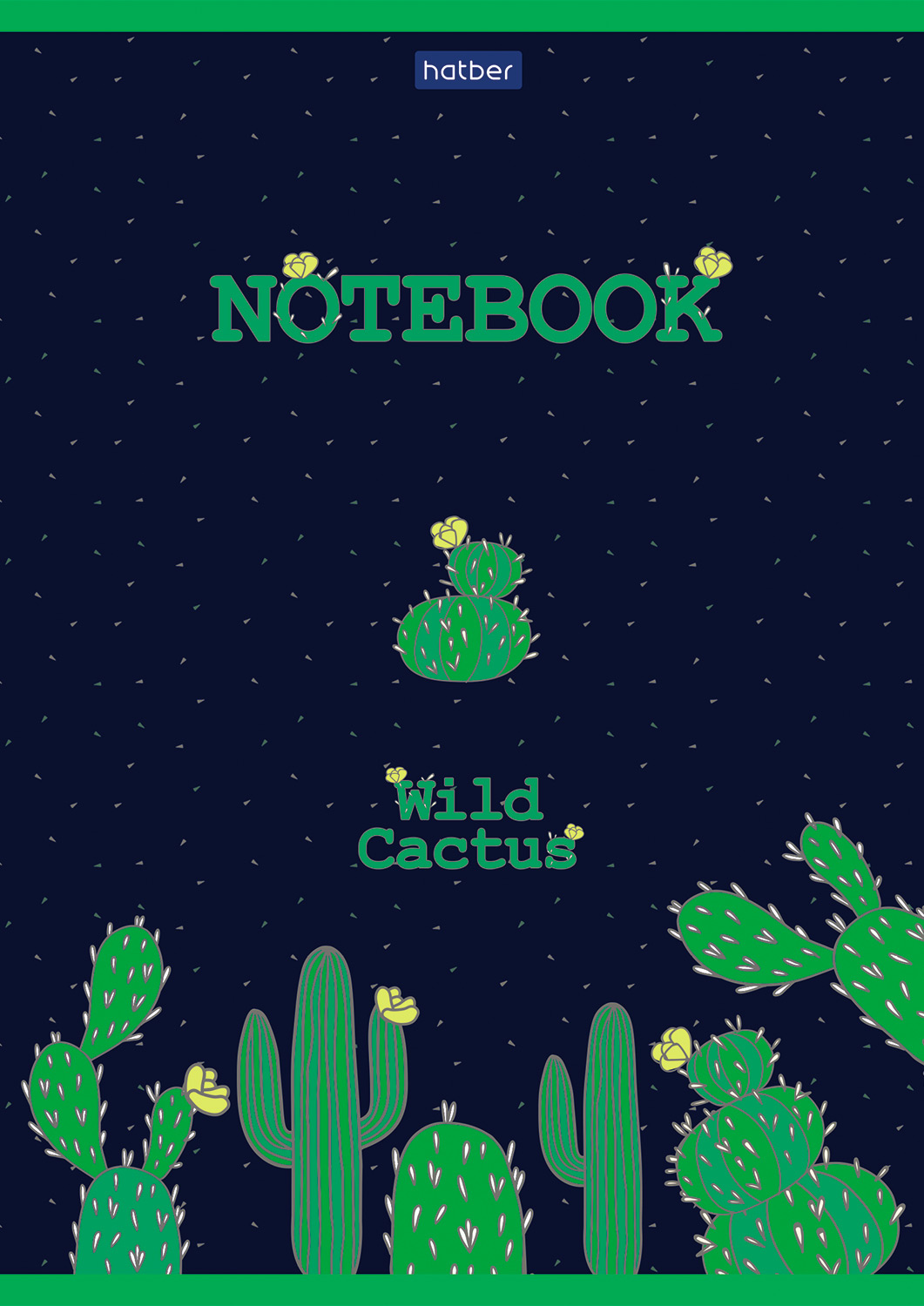 Тетрадь А5 тв 48л точка Premium Wild cactus кактус