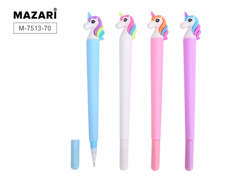 Ручка шариковая синяя сув Mazari Unik 0.7мм
