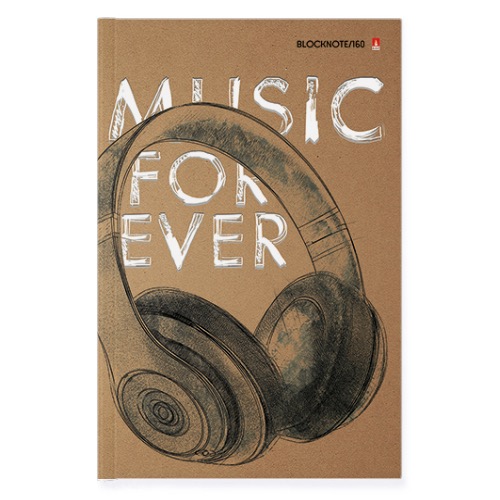 Тетрадь А5 160л кл тв Music Forever